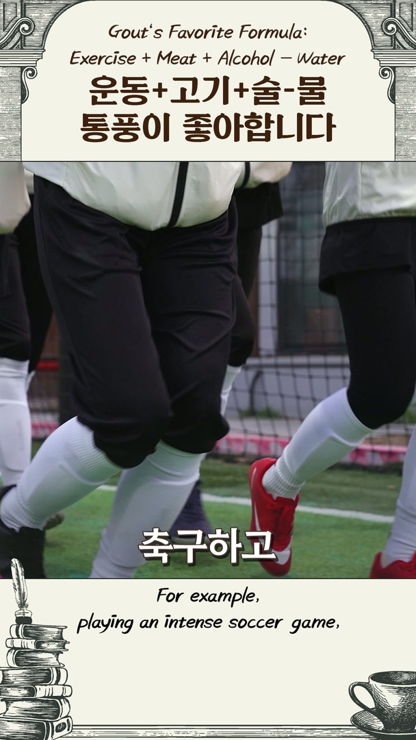 통풍 생기는 꿀팁(?)